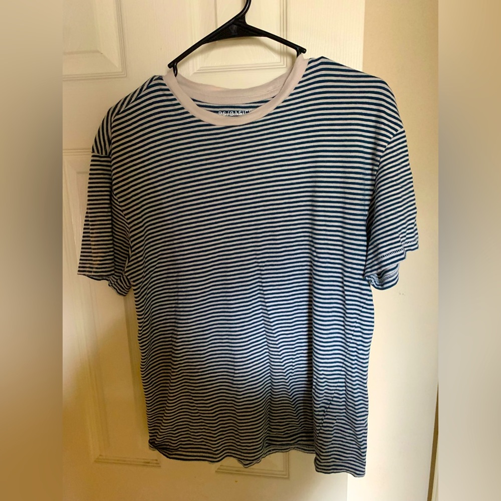 Blue stripped pacsun shirt